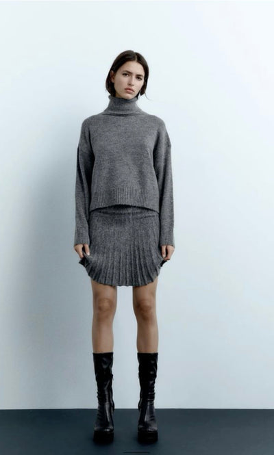 Two-Piece Set Turtleneck