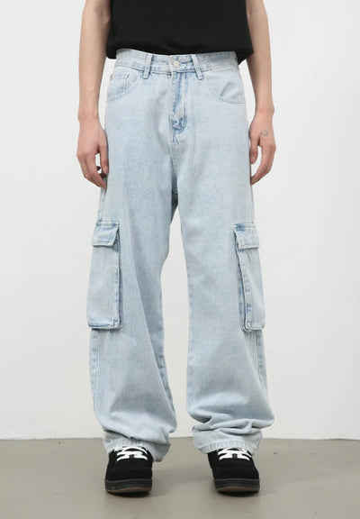 Baggy Jeans Front Pocket