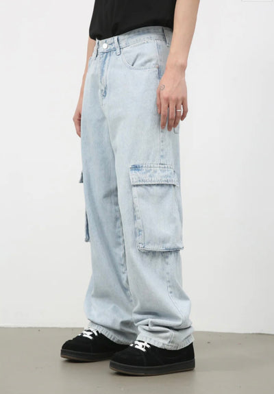 Baggy Jeans Front Pocket