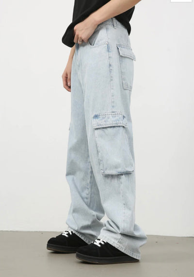 Baggy Jeans Front Pocket