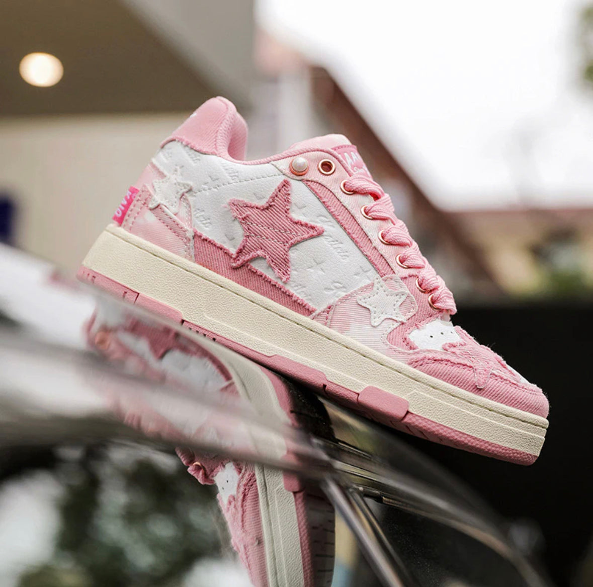 STR Denim Rosa Sneaker