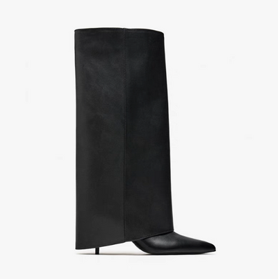 Fold over High Heel Boots