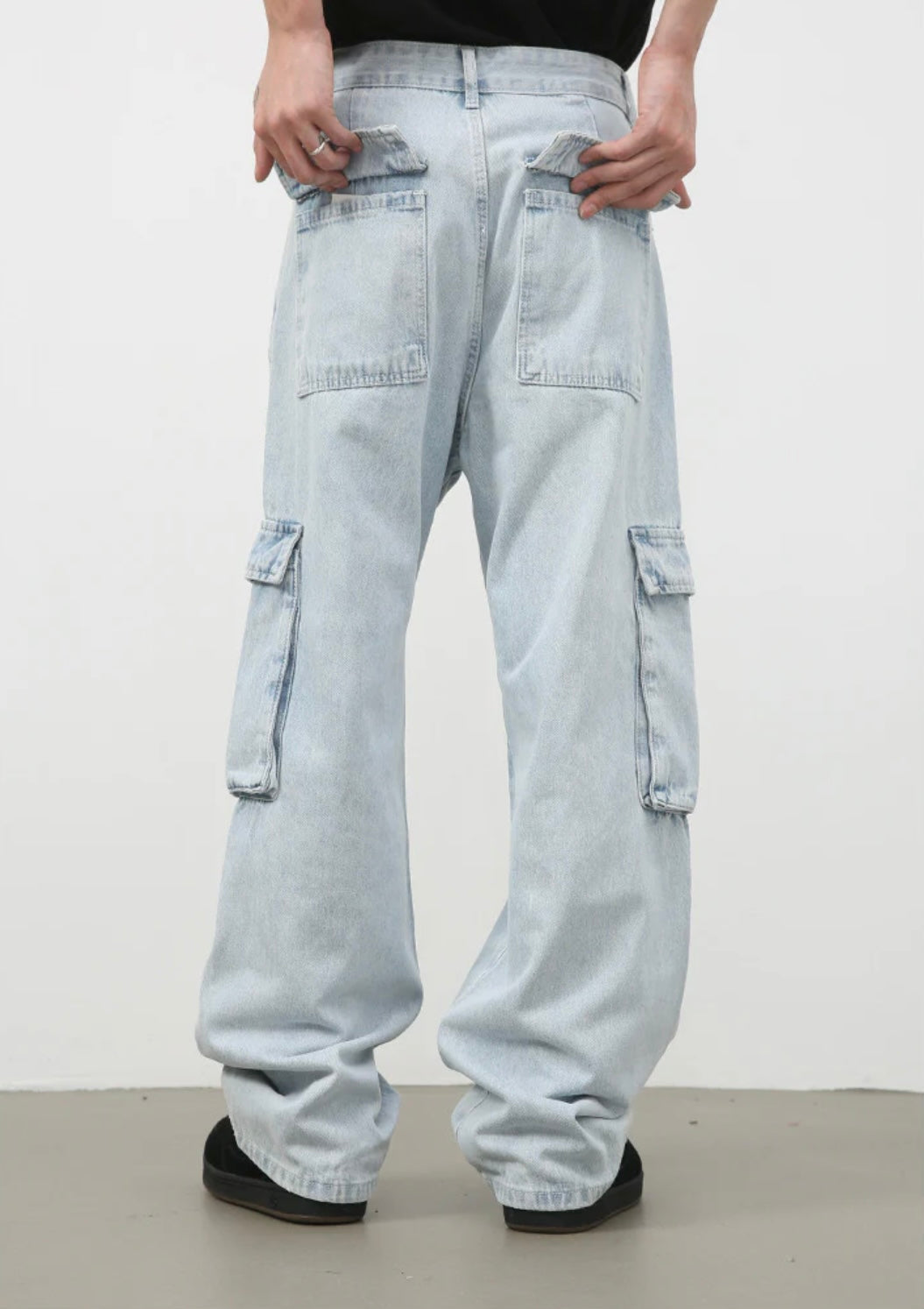 Baggy Jeans Front Pocket